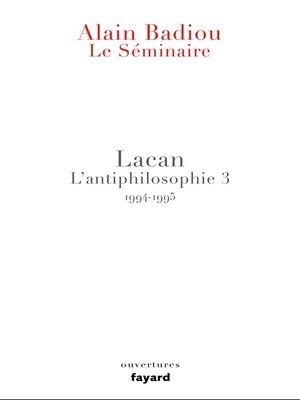 cover image of Le Séminaire--Lacan